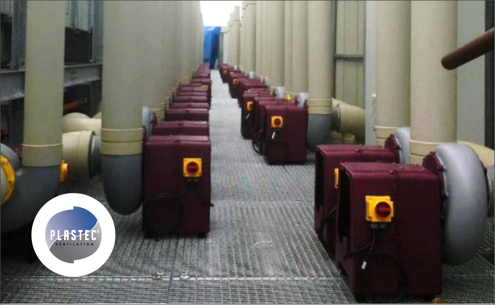 ventiladores industriales de polipropileno